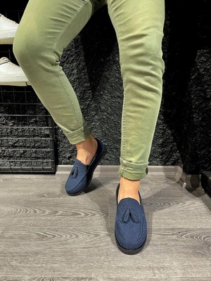 LISINYA952  Loafer Erkek Ayakkabı  Mavi