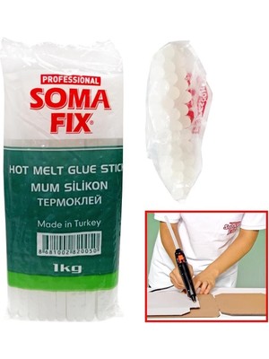 Somafix Mum Silikon Kalın 1kg Poşetli 1kg
