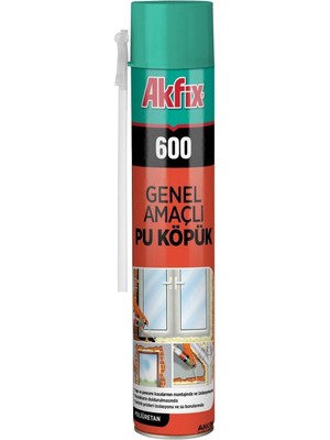 Akfix Pu Foam Multı Purpose Köpük 600 gr Akfix