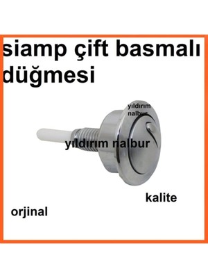 Yıldırım Siamp Rezervuar Iç Takım Çift Basmalı Düğmesi Kademeli Iç Takım