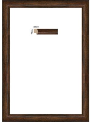 Selçuklu Sanat 25X35 cm Çerçeve 1. Sınıf 22MM(RENK:KAHVERENGI)