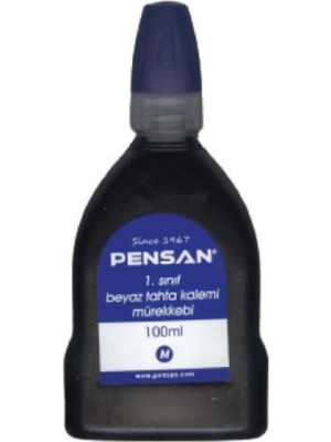 Pensan Tahta Kalemi Mürekkebi 100ML Mavi