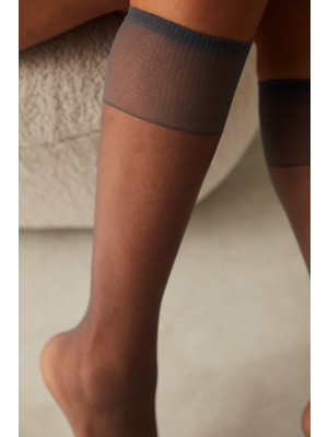 Penti Lacivert Fit 15 Pantolon Çorabı