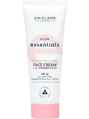 Oriflame Glow Essentials E & B3 Vitaminli 10 Spf Yüz Kremi