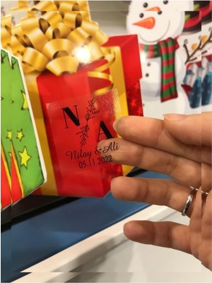 EC Shop Koçak Etiket Düğün-Nişan-Söz-Kına Şeffaf Etiket (S-02T)