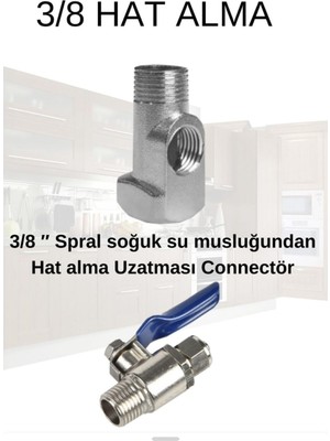 Premium Su Arıtma Hat Alma Aparatı ve Küresel Vanası
