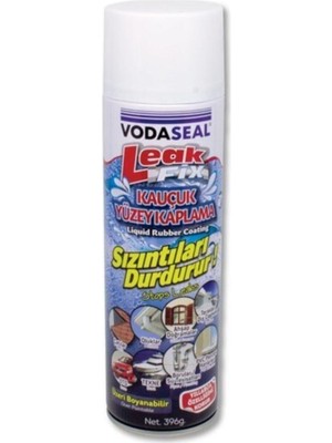 Vodaseal Leak Fix 396 gr Beyaz Kauçuk Kaplama Su Geçirmez Sızdırmaz Sprey Uygulama Yüzeyleri İçin