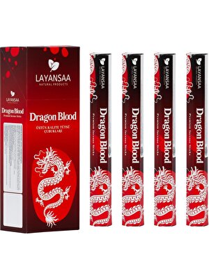 Layansaa Dragon Blood Kokulu 6 Kutu 120 Adet Çubuk Tütsü