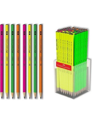 Faber-Castell Faber Castell Karışık Kurşun Kalem 12 Adet Silgili