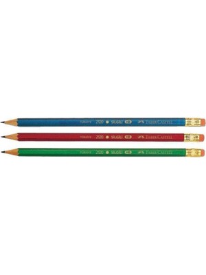 Faber-Castell 2120 Silgili Kurşun Kalem 12'li Paket Renkli Seçeneklerle (5244212000)