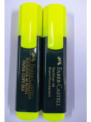 Faber-Castell Faber Castell Fosforlu Işaretleme Kalemi-Faber-Castell 2 Adet-Sarı