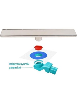 Sukar Duş Kanalı Line 6 40 cm Plain Süzgeç ve Yalıtım Kiti 1156-1033000-01