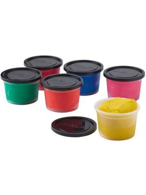 IKEA 6 Lı Çocuk Oyun Hamuru Oyun Hamuru, Çeşitli Renkler 678 Gram Renkli Oyun Hamurları