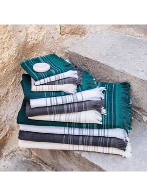 Chakra Derin Banyo Havlusu 100X150 cm Antrasit/gri