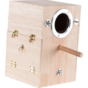 Best Life Pet Papağan Yetiştirme Kutusu Parakakeet Yuva Kutusu Ahşap Kafes Aksesuarları Finch Eşleştirme Sol Asma (Yurt Dışından)