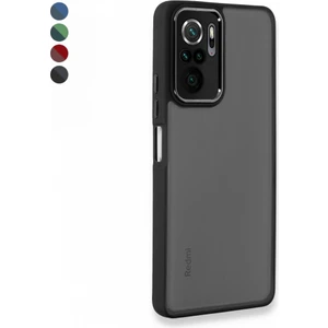 Xiaomi Redmi Note 10 / 10S Kılıf Freya Lazer Lens Kamera Çerçeveli Silikon Kapak