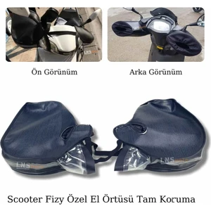 Motosiklet Scooter El Rüzgarlığı Bilekli Fizy Spacy Özel Üreti