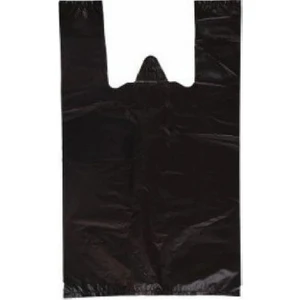 Eymar Market Siyah Atlet Poşet Küçük Boy 25X45 cm 5 kg