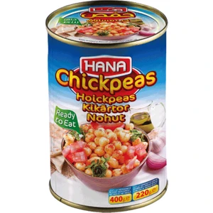 Hana Haşlanmış Nohut Konservesi 400 gr x 3 Adet