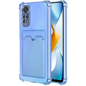 Xiaomi Redmi Note 12 Pro Kılıf Kartlıklı Darbe Korumalı Silikon + Ekran Koruyucu