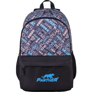 Unisex Çocuk Panther Music Desenli Sırt Çantası PT3916
