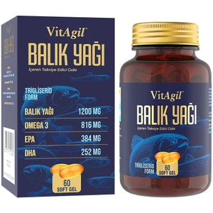 Vitagil Omega 3 1200 Balık Yağı 60 Soft Gel