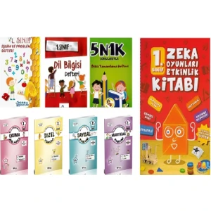 Çoklu Zeka Yayınları Çoklu Zeka 1. Sınıf Karma Eğitim Seti (8 Kitap)