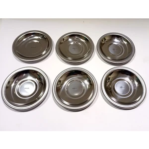 Abnturk Paslanmaz İnce Çelik Çay Tabağı 6 Adet