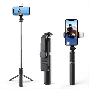 LED Işıklı Tripod Kablosuz Selfie Çubuğu, Tripod Standı