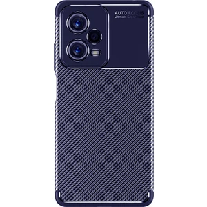 Xiaomi Redmi Note 12 Pro 5g Kılıf Kamera Koruma Karbon Desenli Leke Tutmaz Darbe Emici Silikon Kapak