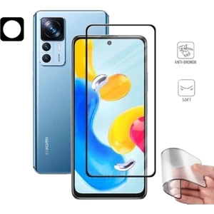 Xiaomi 12T Pro Kmaera Lens Koruyucu + Ekran Koruyucu 3 Adet
