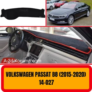 A3D Torpido Koruma Volkswagen Passat B8 2015-2020 Ön Göğüs / Panel /  Torpido Koruması - Kılıfı - Halısı