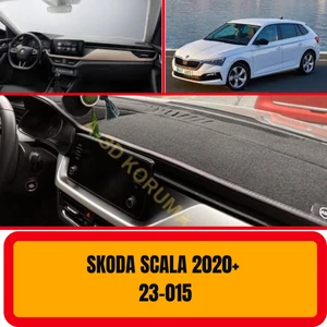 A3D Torpido Koruma Scoda Scala 2020 + Ön Göğüs / Panel /  Torpido Koruması - Kılıfı - Halısı