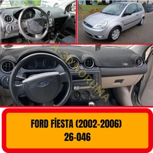 A3D Torpido Koruma Ford Fiesta 2002 - 2006 Ön Göğüs / Panel /  Torpido Koruması - Kılıfı - Halısı