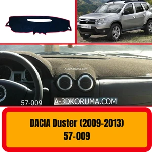 A3D Torpido Koruma Dacia Duster 2009-2013 Ön Göğüs / Panel /  Torpido Koruması - Kılıfı - Halısı