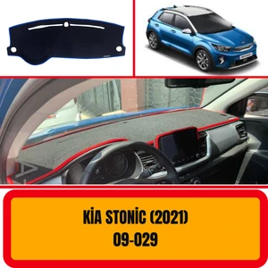 A3D Torpido Koruma Kia Stonic 2021 Ön Göğüs / Panel /  Torpido Koruması - Kılıfı - Halısı