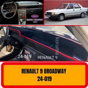 A3D Torpido Koruma Renault 9 Broadway Ön Göğüs / Panel /  Torpido Koruması - Kılıfı - Halısı