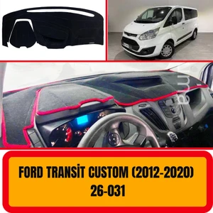A3D Torpido Koruma Ford Transit Custom 2012-2020 Ön Göğüs / Panel /  Torpido Koruması - Kılıfı - Halısı