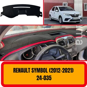 A3D Torpido Koruma Renault Symbol 2012-2021 Ön Göğüs / Panel /  Torpido Koruması - Kılıfı - Halısı