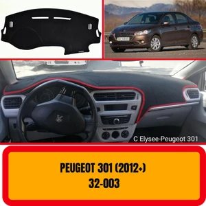 A3D Torpido Koruma Peugeot 301 2012+ Ön Göğüs / Panel /  Torpido Koruması - Kılıfı - Halısı