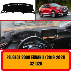 A3D Torpido Koruma Peugeot 2008 2019-2021 Ön Göğüs / Panel /  Torpido Koruması - Kılıfı - Halısı