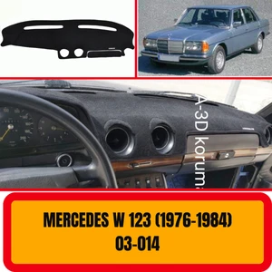 A3D Torpido Koruma Mercedes -Benz W123 1976-1984 Ön Göğüs / Panel /  Torpido Koruması - Kılıfı - Halısı