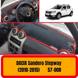 A3D Torpido Koruma Dacia Sandero Stepway 2010-2015 Ön Göğüs / Panel /  Torpido Koruması - Kılıfı - Halısı