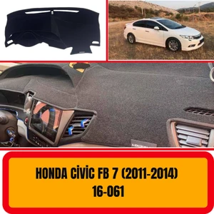 A3D Torpido Koruma Honda Civic Fb7 Ön Göğüs / Panel /  Torpido Koruması - Kılıfı - Halısı