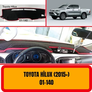 A3D Torpido Koruma Toyota Hilux 2015+ Ön Göğüs / Panel /  Torpido Koruması - Kılıfı - Halısı