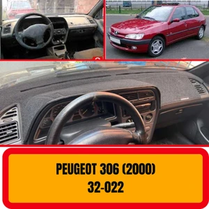A3D Torpido Koruma Peugeot 306 Ön Göğüs / Panel /  Torpido Koruması - Kılıfı - Halısı
