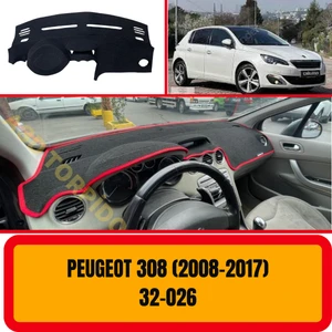 A3D Torpido Koruma Peugeot 308 ( 2008 - 2016 ) Ön Göğüs / Panel /  Torpido Koruması - Kılıfı - Halısı