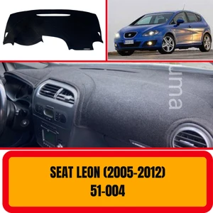 A3D Torpido Koruma Seat Leon 2005-2012 Ön Göğüs / Panel /  Torpido Koruması - Kılıfı - Halısı