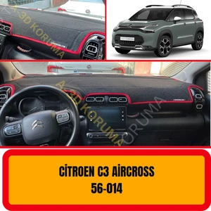 A3D Torpido Koruma Citroen C3 Aircross Ön Göğüs / Panel /  Torpido Koruması - Kılıfı - Halısı