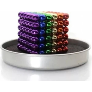 Renkli 216 Adet Mıknatıs Neocube Mıknatıs 5mm Neodyum